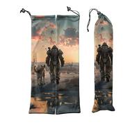 Digital Sorcery Studio Welcome Home Vault 111 - Borsa portaoggetti in microfibra per giochi di carte, con design artistico ispirato a Fallout, si adatta a Magic The Gathering & More (11 x 43 cm)