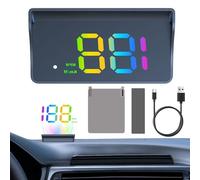 Digital Speedometer - Head-up Display, Car Speed Tracking Device, Universal Dual Mode Windshield Projector - Display Car Windshield | For Compass Altimeter Clock Trip Alarm Vehicle Cars Truck Cart G