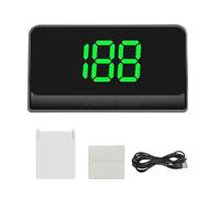 Digital Speedometer - HUD Display Car Windshield | Digital Auto Speed | Monitor | Ideal For Sedans SUVs Trucks Ugelli RVs Scooter Biciclette Vehicle Enthusiasts Fleet Managers Busy Professionals
