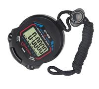Digital Sports - Timer impermeabile da 8 x 6 x 2 cm, diviso in 1/100 secondi, grande schermo, funzione, calendario costruito allarme | precisione per correre e