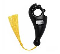 Digital Tasbih - Giocattolo portatile per preghiera con perline per rilassamento, display LCD Tasbih, per rilassamento buddista, dita attive, più facile da resettare
