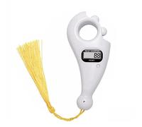 Digital Tasbih - Giocattolo portatile per preghiera con perline per rilassamento, display LCD Tasbih, per rilassamento buddista, dita attive, più facile da resettare