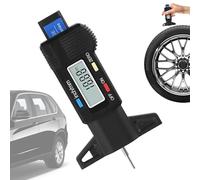Digital Tyre Tread Depth Gauge - Stainless Steel Depth Measuring Tool Tread Checker Tyre Guage | Easy Read, High Precision, Portable For Trucks, Cars, Biciclette, Motorcycles