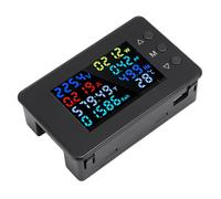 Digital voltmetro e amperometro da 0-100A 50-300V con display LCD, nero