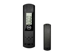 Digital Water Tester, Portable Meter Tool, 3.31x0.87x0.47 inch Water Quality System with Precise LCD Display Design, Durable ABS Housing Build, Aquarium Testing Style Device, Home Use