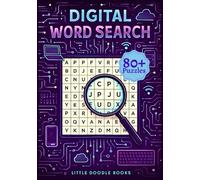 Digital Word Search Puzzle Book: 80+ Digital Themed Word Puzzles features computers, gadgets, apps, and internet terms