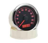 Digitale contagiri Contachilometri Moto 85MM 12V Indicatore 220 KM/H 220MPH Tachimetro Strumento Misuratore 2 Colori