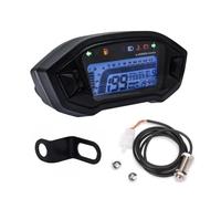 Digitale contagiri Universale Del Motociclo LCD Digitale 13000rpm Tachimetro Retroilluminazione Veicolo A Motore Per 2-4 Cilindri Contachilometri 7 Colori Regolare