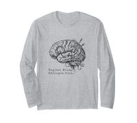 Digitale Mente Anima Anima Anima Cervello Artista Schizzo Maglia a Manica