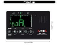 Digitale Metronomo Tuner Generatore di Toni 3 In 1 Strumento Musicale Elettronica Metronomo Chitarra Tuner Per Basso Violino Ukulele Per Tutti Gli Strumenti