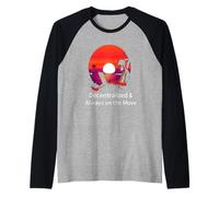 Digitale Nomade Bitcoin Viaggi Libertà Arte Vita Remota Bitcoin Maglia con Maniche Raglan