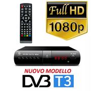 DIGITALE TERRESTRE DVB-T3 DECODER TV SCART HDMI 4K H265 TELECOMANDO PILE
