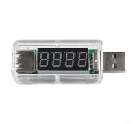 Digitale Usb Tensione Corrente Tester Meter Per Il Telefono Mobile Per Il Caricatore Banca di Potere Amp Volt Detector Con Display Ciclico Custodia Trasparente