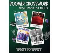 Digitaledge Press Boomer crossword puzzle book for adults (Tascabile)