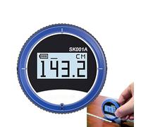 Digitaler Rollmaßband, ABS 5,4x1,7 cm | Messwerkzeug Mit LCD Display, Präzises Längenmessgerät Für Sanitärarbeiten Bauhandwerken Heimwerken Ingenieurwesen Elektroarbeiten Mechanische Arbeiten