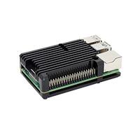 Digitalkey Armor Case per Raspberry Pi 4 - Custodia in Alluminio per Raffreddamento FanLess (Black)