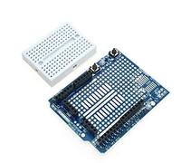 Digitalkey Modulo Proto Shield con Mini Breadboard da 170 Punti, Scheda di Espansione Compatibile con Arduino UNO, Blu