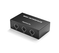 DigitalLife 2-In/1-Out MIDI Merge Box -(Interfaccia MIDI a 5 Pin DIN, MERGE-2)