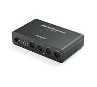 DigitalLife Interfaccia MIDI 3-in-1 4×4 Switcher Box con Funzioni Merge, Thru e USB, Struttura in Metallo