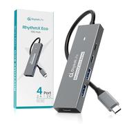 DigitalLife RhythmX Eco Series | Hub USB-C 10Gbps - Adattatore USB 3.2 Gen 2 a 4 Porte (2× Type-C + 2× Type-A) per Produzione Musicale e Controller MIDI USB in Studio (RX-10G, 1 pz/conf.)