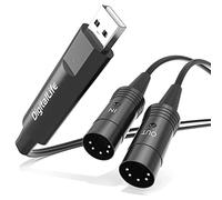 DigitalLife SyncX5 Series | Interfaccia MIDI USB 1-In/1-Out 5-Pin DIN per Tastiere e Synthesizer, Trasmissione MIDI Stabile e Bassa Latenza, Compatibile con Windows e macOS, Per Musicisti e Produttori