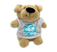 DIGITALSHIRT Peluche Cagnolino Personalizzato Pulisci Schermo PC - Fondo del Pupazzo in Morbida Microfibra (Non Graffia lo Schermo) - Cane di Peluche Piccolo Personalizzabile - Altezza 12cm