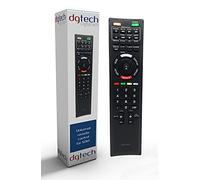 DigitalTech® Telecomando universale Smart TV per TV Sony con pulsanti per piattaforme video come Netflix, compatibile con oltre 200 modelli di telecomandi Sony.Compatibile con Sony Bravia.