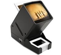 DigitConvert Visualizzatore di Diapositive da 35 mm con Ingrandimento 3x - Funzionamento USB/Batteria | Include 4 Batterie AA: Scanner per Diapositivi e Negativi