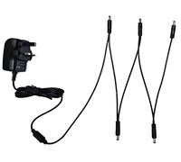 Digitech - Alimentatore da 9V a pedale per effetti con chitarra e collegamento a margherita a 5 uscite