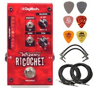 Digitech WHAMMY RICOCHET - Pedale con 4 cavi e 6 plettri Dunlop assortiti