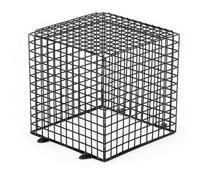DIGITECK - Gabbia per telecamera a circuito chiuso vandalica, protezione e protezione dalla luce, per tutte le condizioni atmosferiche, zincata, media, 35 x 35 x 35 cm