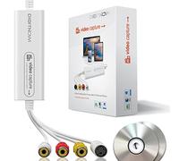 DIGITNOW! USB 2.0 Video Capture Card Pro Version Convertitore da VHS a digitale 1080P 30Hz, adatto per Mac OS, iPad, Android, WinXP/7/8/10