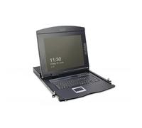 Digitus Console modulare con TFT da 17" (43,2 cm), 1 porta KVM e touchpad, tastiera tedesca [DS-72210-1GE]