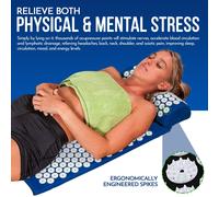 Digitopressione Massaggiatore Cuscino Tappetino Set Corpo Dolore Sollievo E Inc