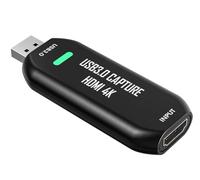 DigitPro Cam Link - Scheda di acquisizione per fotocamera esterna 4K, 2K50/1080p60, per streaming e registrazione tramite videocamera DSLR Actioncam per videoconferenze Live Streaming Gaming su OBS