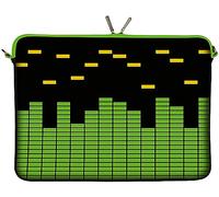 Digittrade LS154-17 Equalizer Notebook Sleeve Laptop neopren case custodia portatile borsa involucro protettivo 43,9cm (17,3 pollice) verde