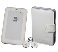 DIGITTRADE RS64 640GB RFID Security Hard Disk Esterno bianco Cifratura (6,4 cm (2,5 Pollice), 5400rpm, 8MB Cache, USB 2.0) e Acronis Backup Software