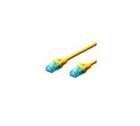 Digitus 0.25m Cat5e U-UTP cavo di rete Giallo 0,25 m U/UTP (UTP)