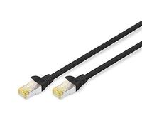Digitus 0.5m Cat6a S/FTP cavo di rete 0,5 m S/FTP (S-STP) Nero, Cat-6A - 0,5 m, Cavo patch - S-FTP - LSZH