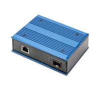 DIGITUS 10/100/1000Base-TX (PoE) zu 1000Base-FX Industrieller DN-652104
