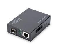 DIGITUS 10 Gigabit convertitore multimediale RJ45 / SFP supporta 1G, 2.5G, 5G e