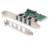 DIGITUS 4-Port USB 3.0 PCI Express-Karte Controllore DS-30221-1