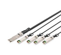 DIGITUS 40G QSFP+ to 4XSFP+ Direct Attach Kabel Cavo KVM 2 m DN-81322