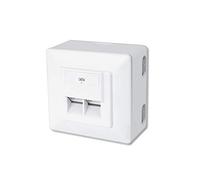 Confezione 5 Prese A Muro A Due Porte Rj45 Categoria 6 Digitus