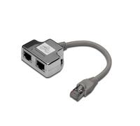 Digitus 02325 Adattatore con Cavetto, 1 Maschio da 8 Poli - 2 x 8 Poli Femmina (At-Ag Cx2), 15 cm
