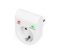 Spina Digitus con protezione da sovratensione bianca