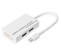 Digitus Adattatore / Convertitore Mini Displayport - Da Mini Dp A Displayport Hdmi + Dvi