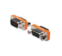 Adattatore DIGITUS D-Sub 9 Null-Modem - 9-pin femmina - da maschio a femmina - cambio di genere - custodia in metallo