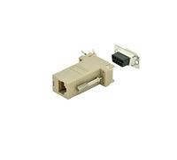 Adattatore da DIGITUS D-Sub 9 a RJ45 - Accoppiamento per autoassemblaggio - Da spina a presa - RS-232 - RS-485 - Custodia in PVC