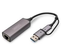 DIGITUS DN-3028 - Scheda di rete, USB-A/C, 2,5 Gigabit Ethernet, 1 RJ45